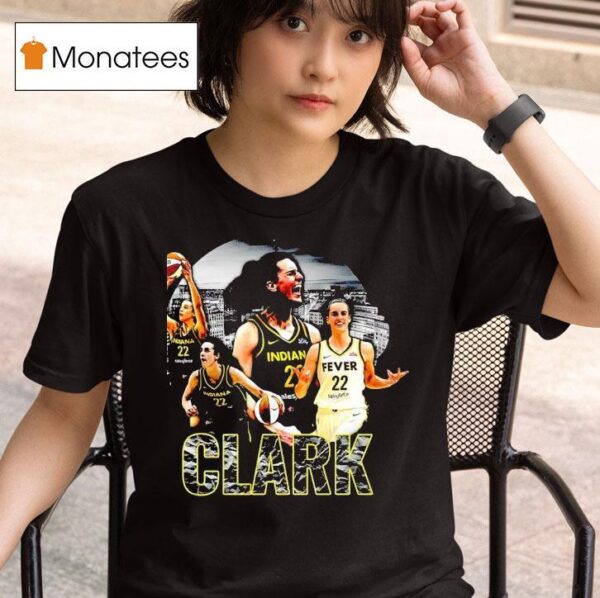Caitlin Clark Indiana Fever Basketball City Retro T Shirt