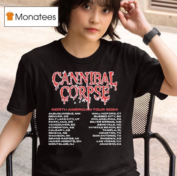 Cannibal Corpse North American Tour S T Shirt