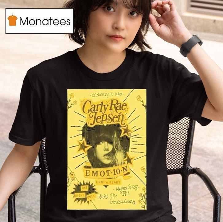 Carly Rae Jepsen Emotion Anniversary Years T Shirt