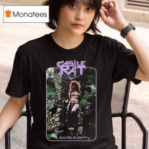 Castle Rat Into The Realm Featuring The Rat Queen T Shirt