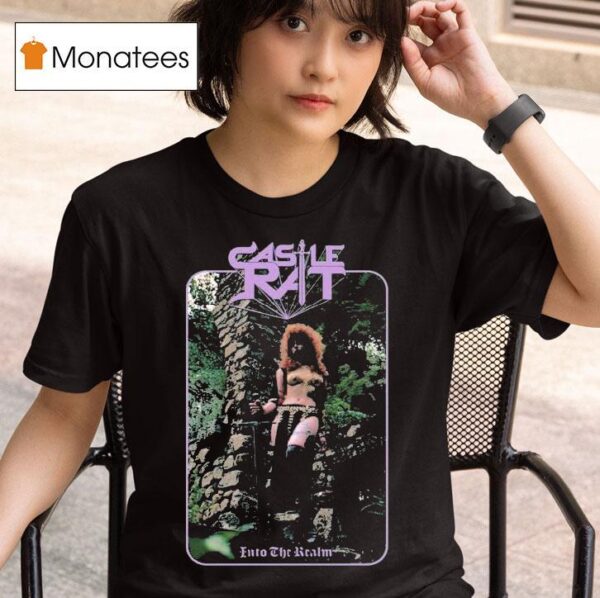 Castle Rat Into The Realm Featuring The Rat Queen T Shirt