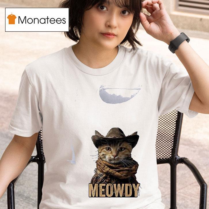 Cat Meo Wdy Cowboy T Shirt