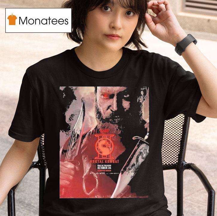 Character Josh Lawson As Kano For Mortal Kombat Only In Theaters October T Shirt
