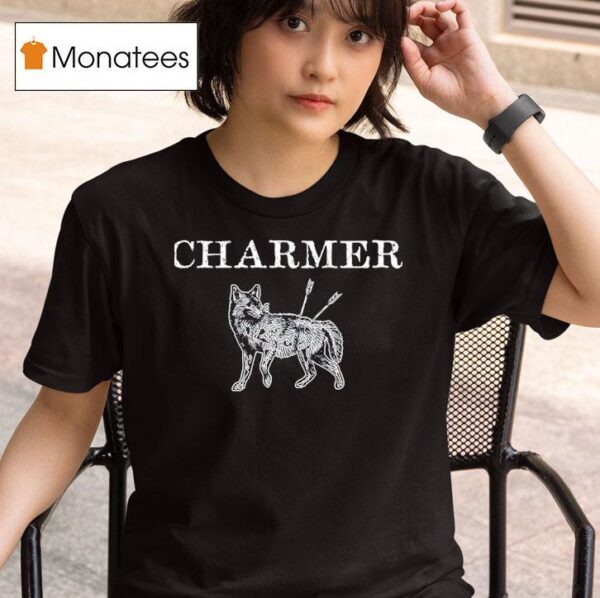 Charmer Black Wolf T Shirt