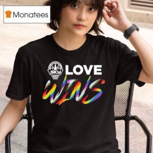 Chicago Sky Love Wins Pride Trans T Shirt