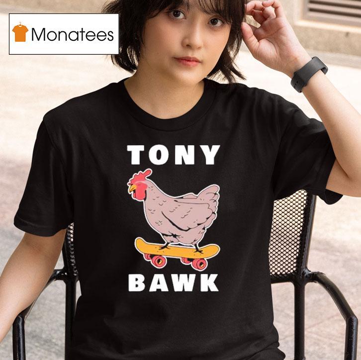 Chicken Surfing Tony Bawk T Shirt