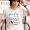 Clairo Charm Tour Live At Laneway T Shirt