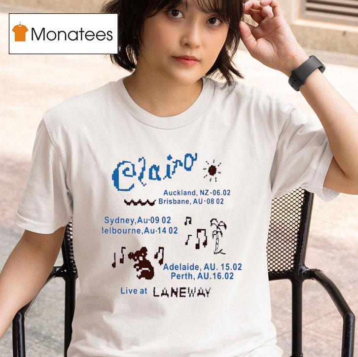 Clairo Charm Tour Live At Laneway T Shirt