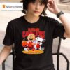 Cleveland Cavaliers And Peanuts Snoopy T Shirt