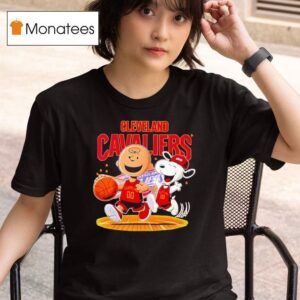 Cleveland Cavaliers And Peanuts Snoopy T Shirt