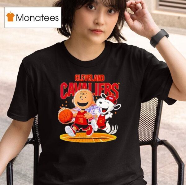Cleveland Cavaliers And Peanuts Snoopy T Shirt