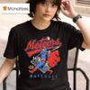 Cleveland Guardians Meteors Up Up And Away Back Superman T Shirt