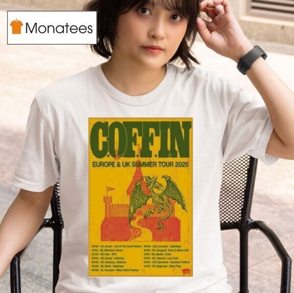 Coffin Europe Uk Summer Tour Dates Dragon T Shirt