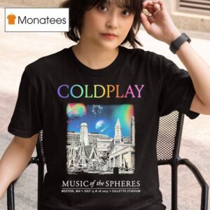 Coldplay Music Of The Spheres Tour Boston Massachusetts At Gillette Stadium On July And T Shirt