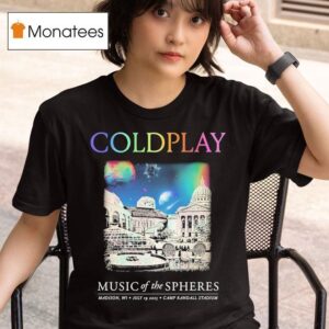 Coldplay Music Of The Spheres Madison Wi July Camp Randall Stadium T Shirt