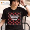 Conservative Military Image American Skinhead Hardcore Rose T Shirt
