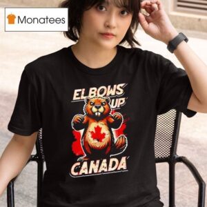 Contrarian Elbows Up Canada T Shirt