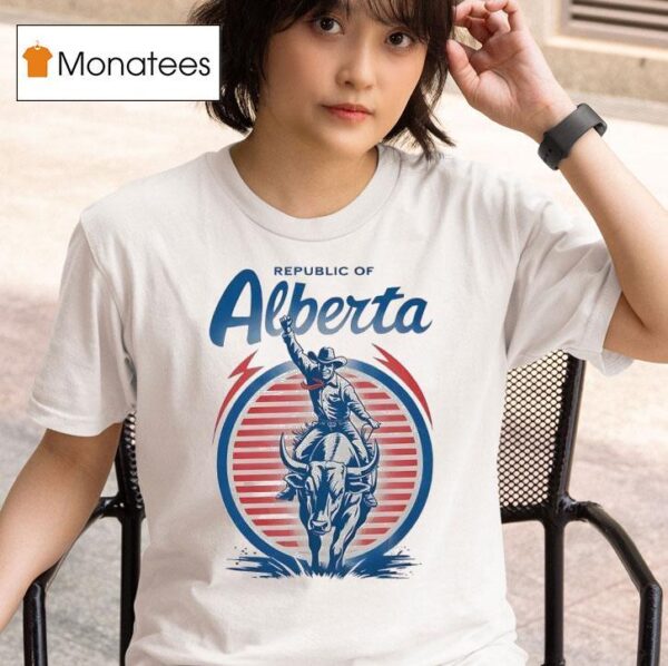Cowboy Republic Of Alberta T Shirt