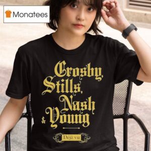 Crosby Stills Nash Young Dj Vu T Shirt