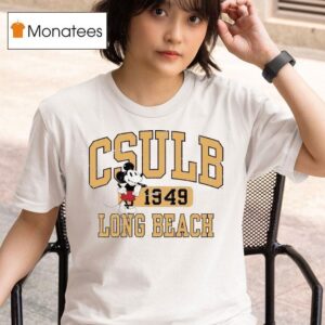 Csulb Long Beach State Mickey Mouse Spark Gap T Shirt