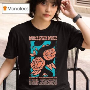 Dance Gavin Dance Australia And New Zealand Tour Rose T Shirt