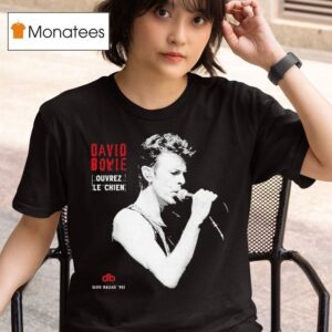 David Bowie Dallas Ouvrez Le Chien T Shirt