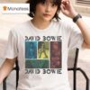 David Bowie Mick Rock Photo Collage T Shirt