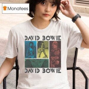 David Bowie Mick Rock Photo Collage T Shirt