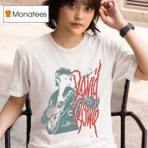 David Bowie Mono Guitar T Shirt