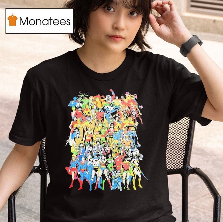 Dc Comics Super Power Characters T Shirt