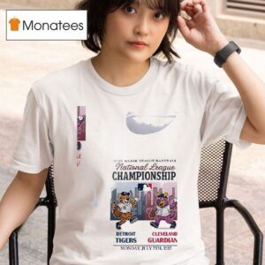 Detroit Tigers Vs Cleveland Guardians National League Championship Mascots T Shirt