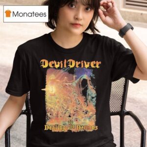 Devildriver Dealing With Demons Ii Cross T Shirt