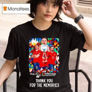 Diogo Jota Portugal National League Winners Thank You For The Memories T Shirt