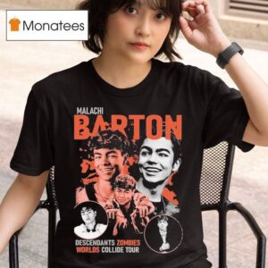 Disney Descendants Zombies Malachi Burton Victor Collide Tour T Shirt
