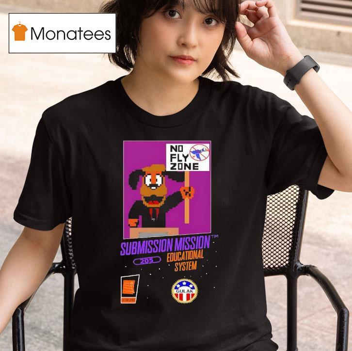 Dog Pixel Submission Mission Educational System T Shirt