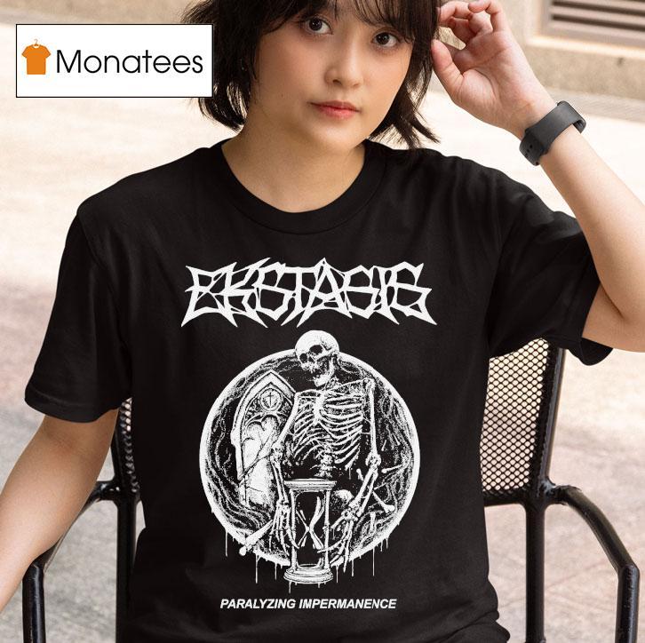 Ekstasis Paralyzing Impermanence Skeleton T Shirt