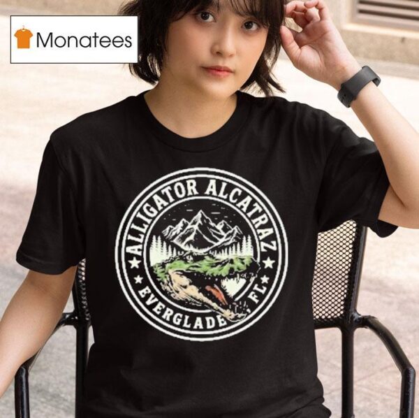 Everglades Florida Alligator Alcatraz T Shirt