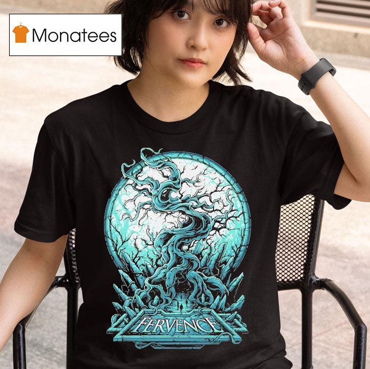 Fervence Blue Tree T Shirt