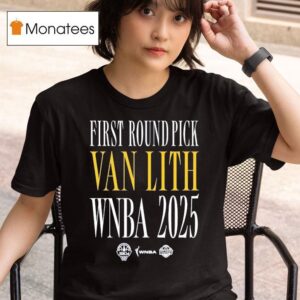 First Round Pick Van Lith Chicago Sky Wnba T Shirt