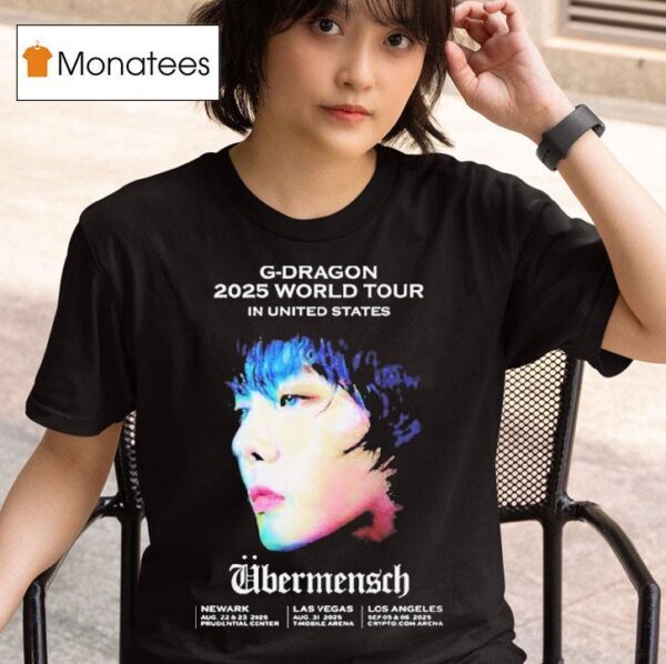 G Dragon Ubermensch Phase Usa World Tour T Shirt
