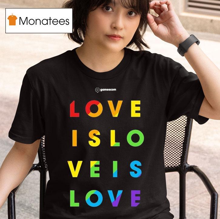 Gamescom Love Is Love Pride T Shirt