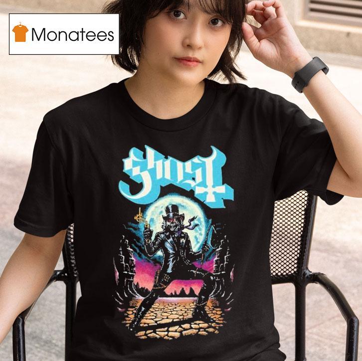 Ghost Nightmare Gothic Skull Horror T Shirt