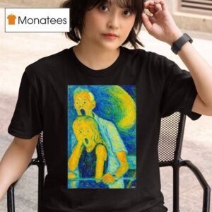Ghostface Style Van Gogh Halloween T Shirt