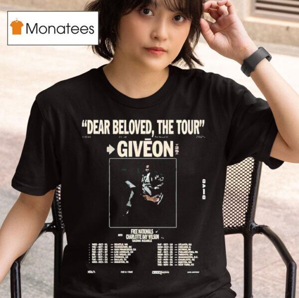 Giveon Dear Beloved The Tour Dates T Shirt