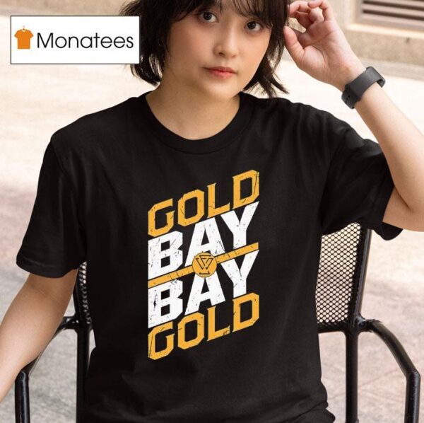 Gold Bay X Bay Gold Wwe Logo T Shirt