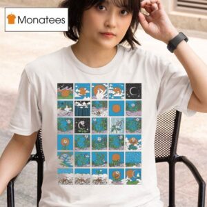 Goose Plant Squares T Shirt