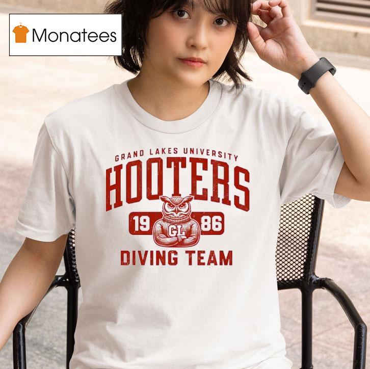 Grand Lakes University Hooters Diving Team T Shirt