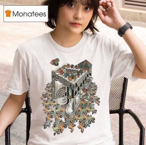 Grateful Dead Mc Escher Dancing Bears T Shirt