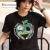 Green Bay Packers Teach Love Inspire Teaching Is A Look Of Heart Heart Apple T Shirt