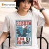 Green Day Blood And Sex Booze T Shirt